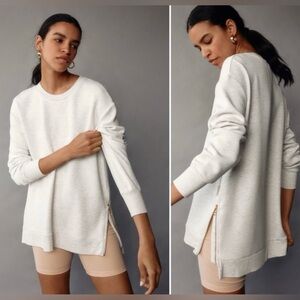 Varley Charter Sweat 2.0 Pullover Ivory Size XS